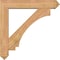 Ekena Millwork Imperial Arts and Crafts Smooth Bracket w/ Offset Brace, Western Red Cedar, 7 1/2"W x 40"D x 40"H BKT0806X40X40IMP03SWR - alternate 3